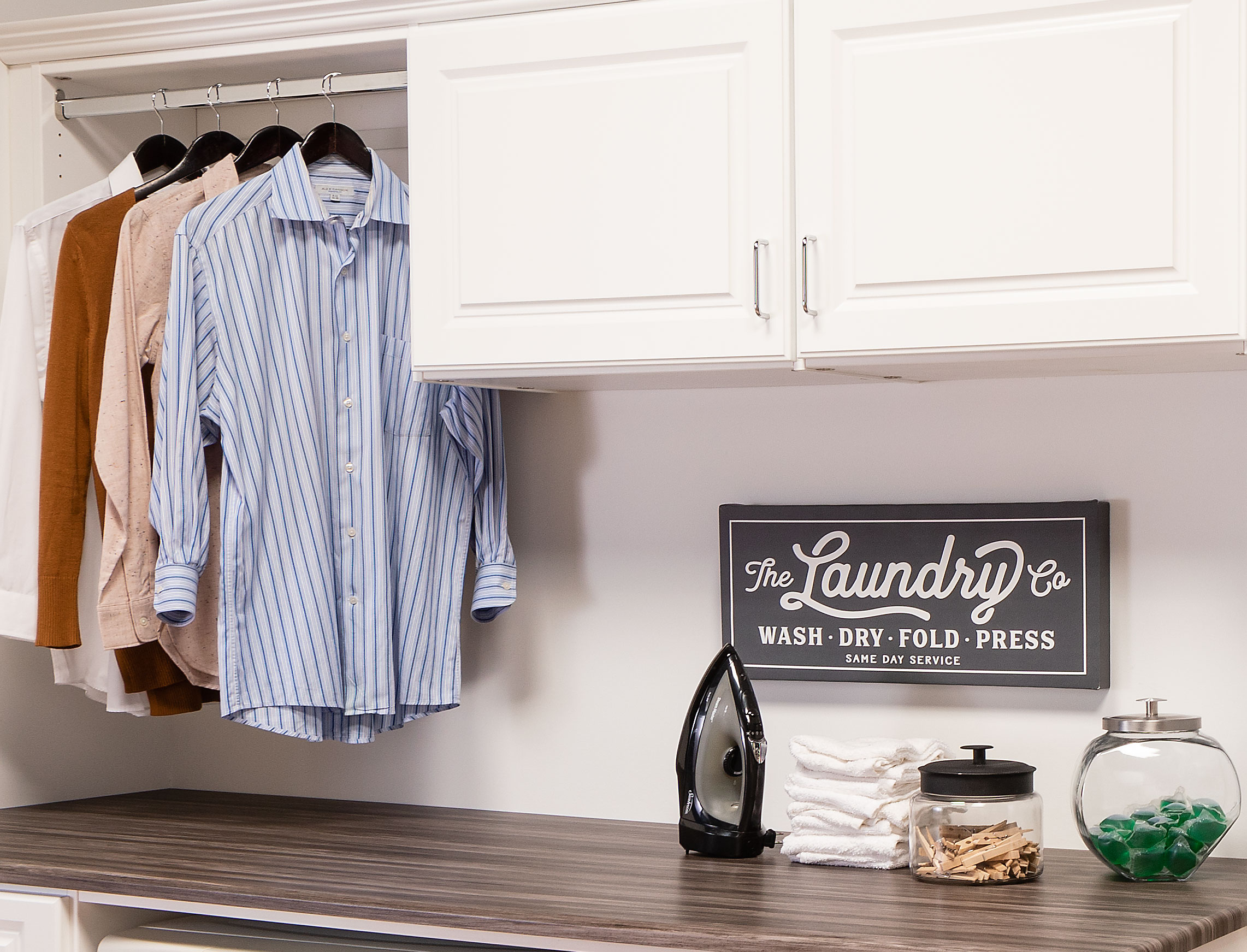 laundry room storage solutions